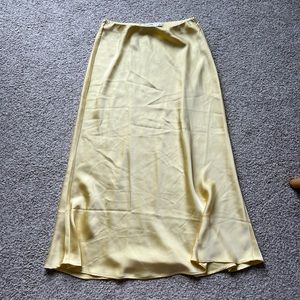 JustFab Satin Skirt
